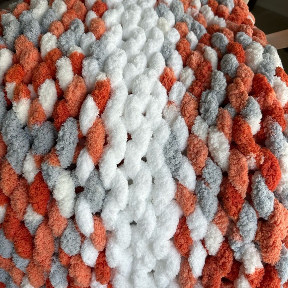 Chunky Coastal Blanket Throw - Picture 3 of 4